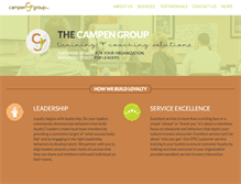 Tablet Screenshot of campengroupinc.com